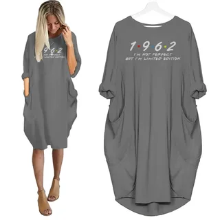 Not Perfect But Limited Edition 1962 Birthday Pocket Dress – Green