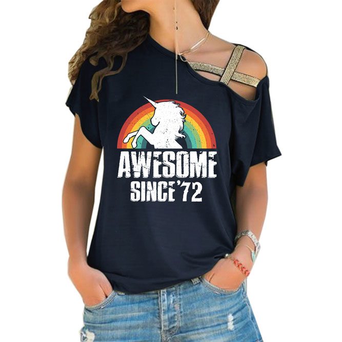 Birthday Outfits Awesome Since 1972 Limited Edition Off Shoulder Shirt - variant image 1