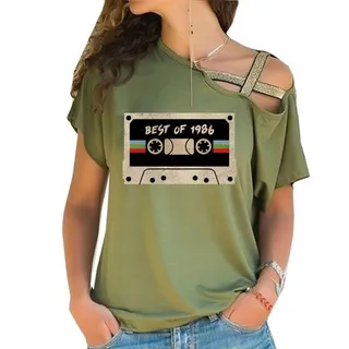 Best Of 1986 Limited Edition Off Shoulder Shirt – Green