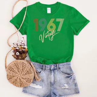 Limited Vintage 1967 Unique Birthday T-Shirt – Irish Green