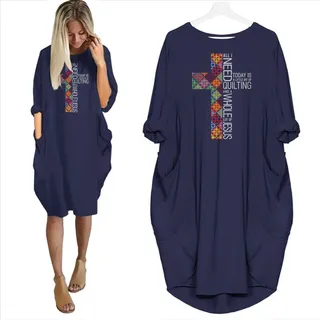 All I Need Today Limited Edition Pocket Dress – Green