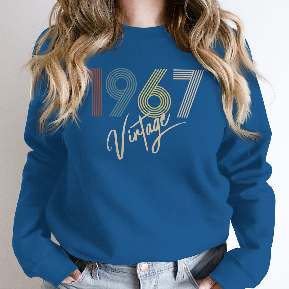 Limited Vintage 1967 Birthday Sweatshirt - variant image 1