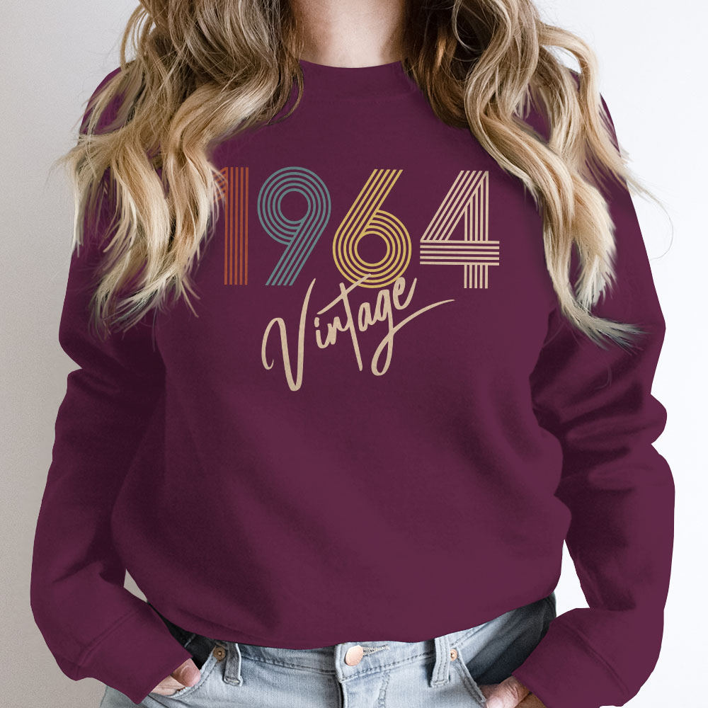 Limited Vintage 1964 Birthday Sweatshirt - variant image 1