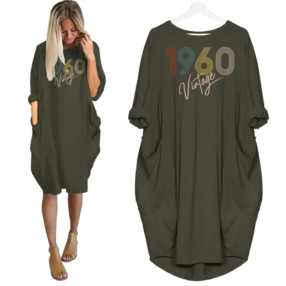 Limited Vintage Nightgown 1960 Birthday Pocket Dress - variant image 1