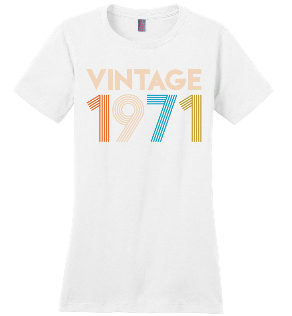 Vintage 1971 Limited Edition Ladies Perfect Weight Tee - variant image 1