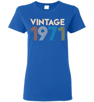 Vintage 1971 Limited Edition Ladies Short-Sleeve – Royal