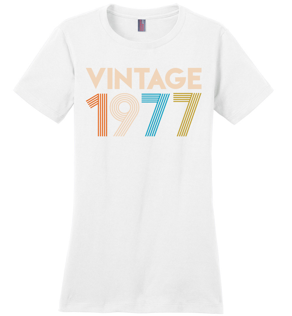 Vintage 1977 Limited Edition Ladies Perfect Weight Tee - variant image 1