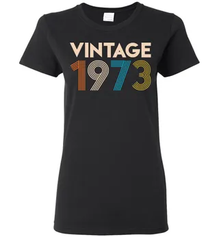Vintage 1973 Limited Edition Ladies Short-Sleeve – Black