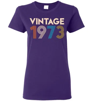 Vintage 1973 Limited Edition Ladies Short-Sleeve – Purple