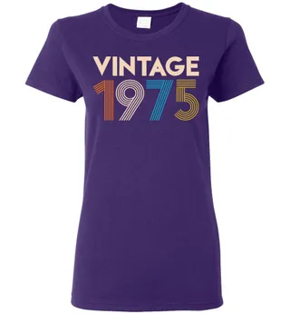 Vintage 1975 Ladies Short-Sleeve – Purple