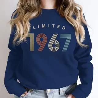 Limited Birthday 1967 Birthday Sweatshirt – Navy