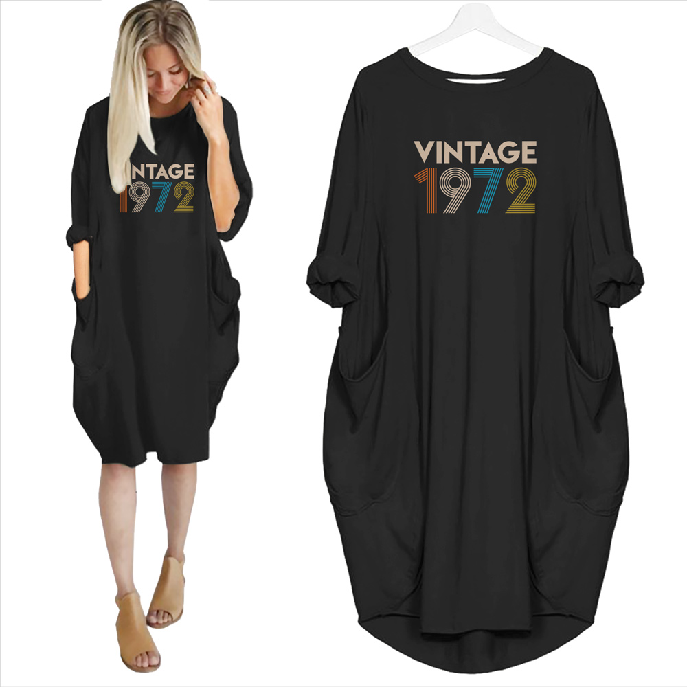 Vintage 1972 Limited Edition Pocket Dress - variant image 1