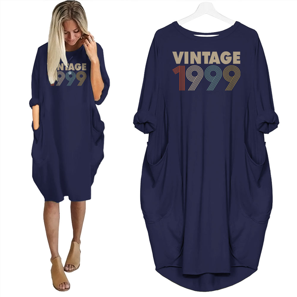 Vintage Nightgown 1999 Birthday Pocket Dress - variant image 1
