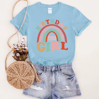 Retro 1998 Birthday T-Shirt – Light Blue