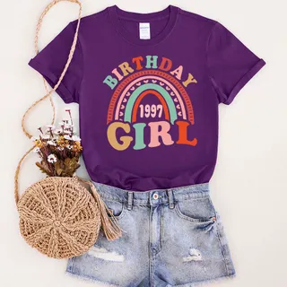 Retro 1997 Birthday T-Shirt – Purple