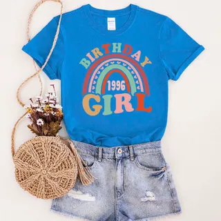 Retro 1996 Birthday T-Shirt – Royal