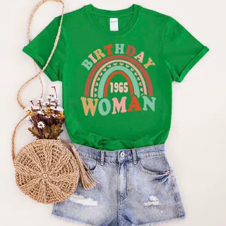 Retro 1965 Birthday T-Shirt – Irish Green