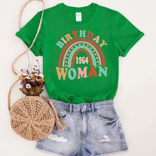 Retro 1964 Birthday T-Shirt – Irish Green