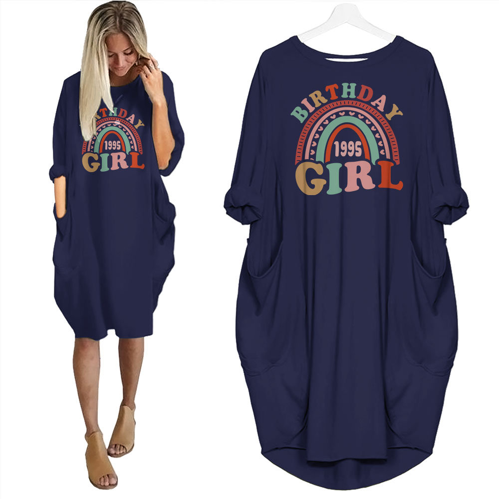 Retro 1995 Birthday Pocket Dress - variant image 1