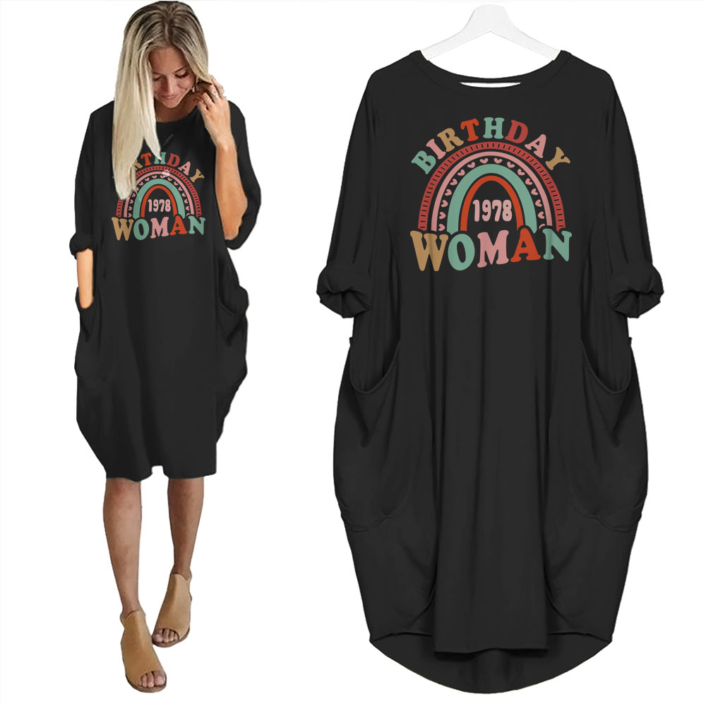 Retro 1978 Birthday Pocket Dress - variant image 1
