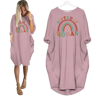 Retro 1978 Birthday Pocket Dress – Pink