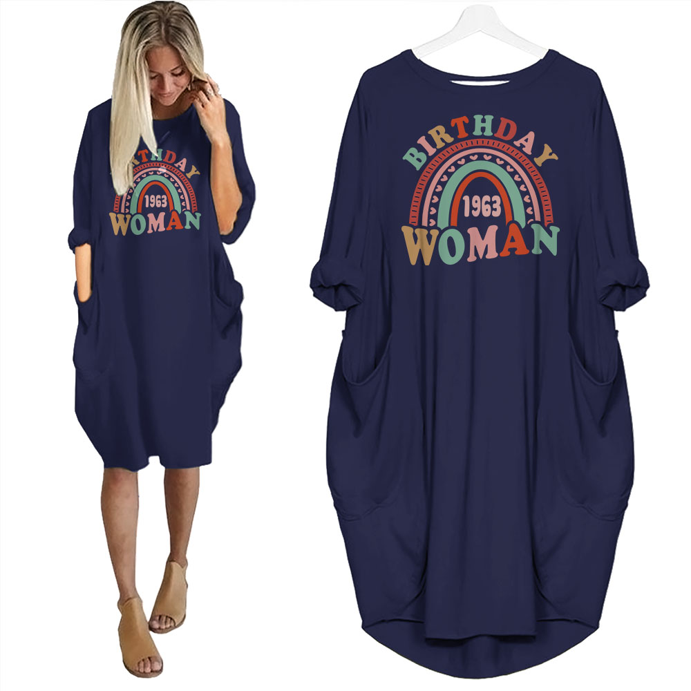 Retro 1963 Birthday Pocket Dress - variant image 1