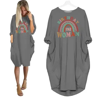 Retro 1962 Birthday Pocket Dress – Green