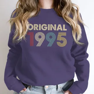 Original 1995 Birthday Sweatshirt – Purple