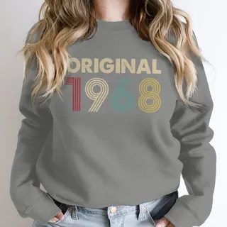 Original 1968 Birthday Sweatshirt – Grey