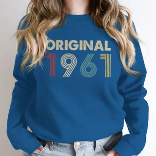Original 1961 Birthday Sweatshirt – Royal