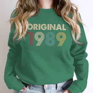 Original 1989 Birthday Sweatshirt – Kelly Green