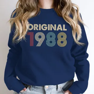 Original 1988 Birthday Sweatshirt – Navy