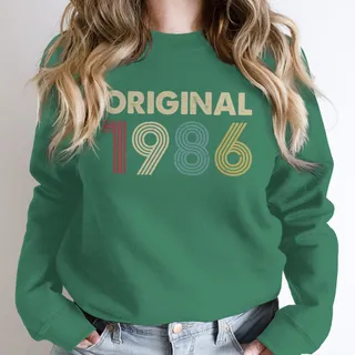 Original 1986 Birthday Sweatshirt – Kelly Green