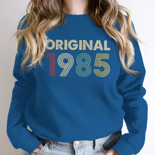 Original 1985 Birthday Sweatshirt – Royal