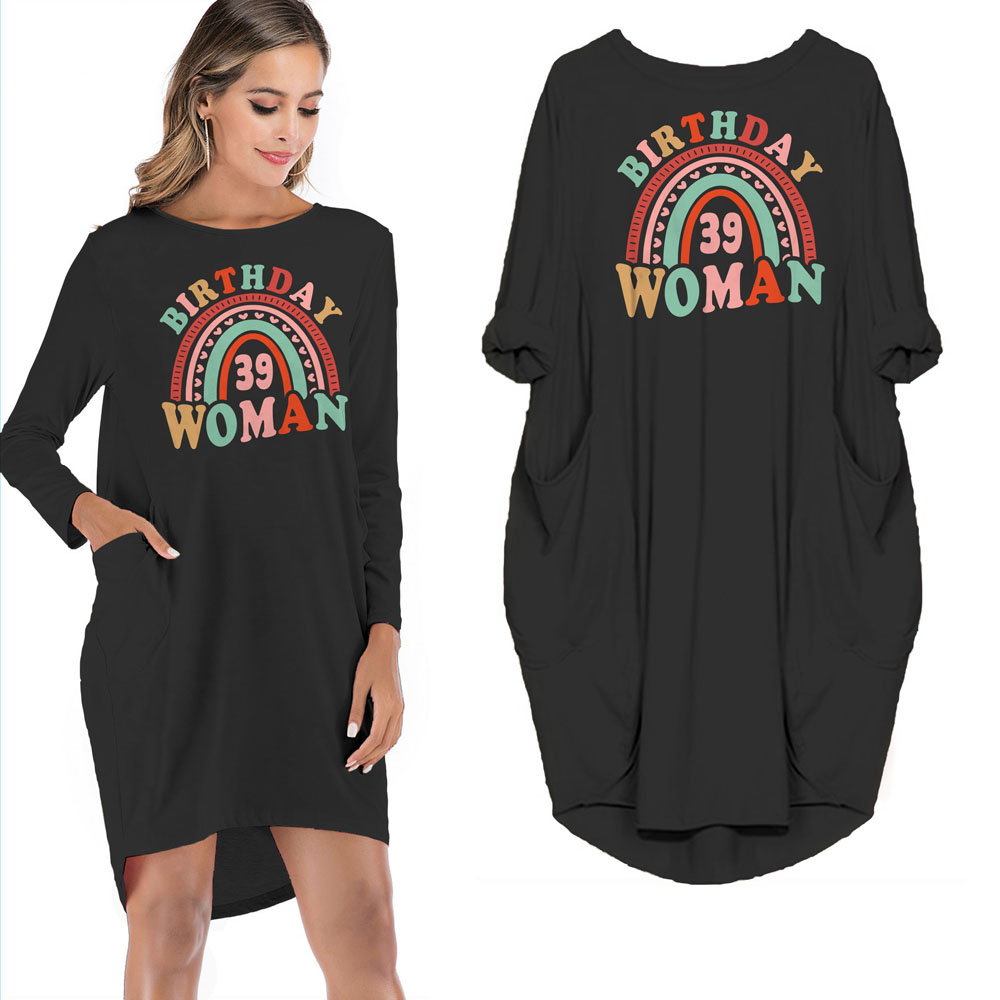 Retro 39 Birthday Pocket Dress - variant image 1