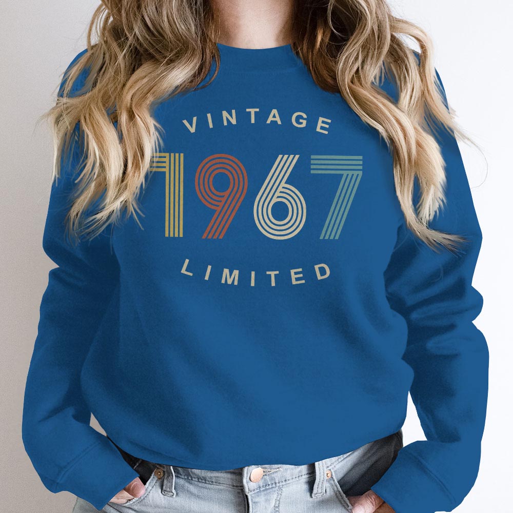 Limited Vintage 1967 Birthday Sweatshirt - variant image 1