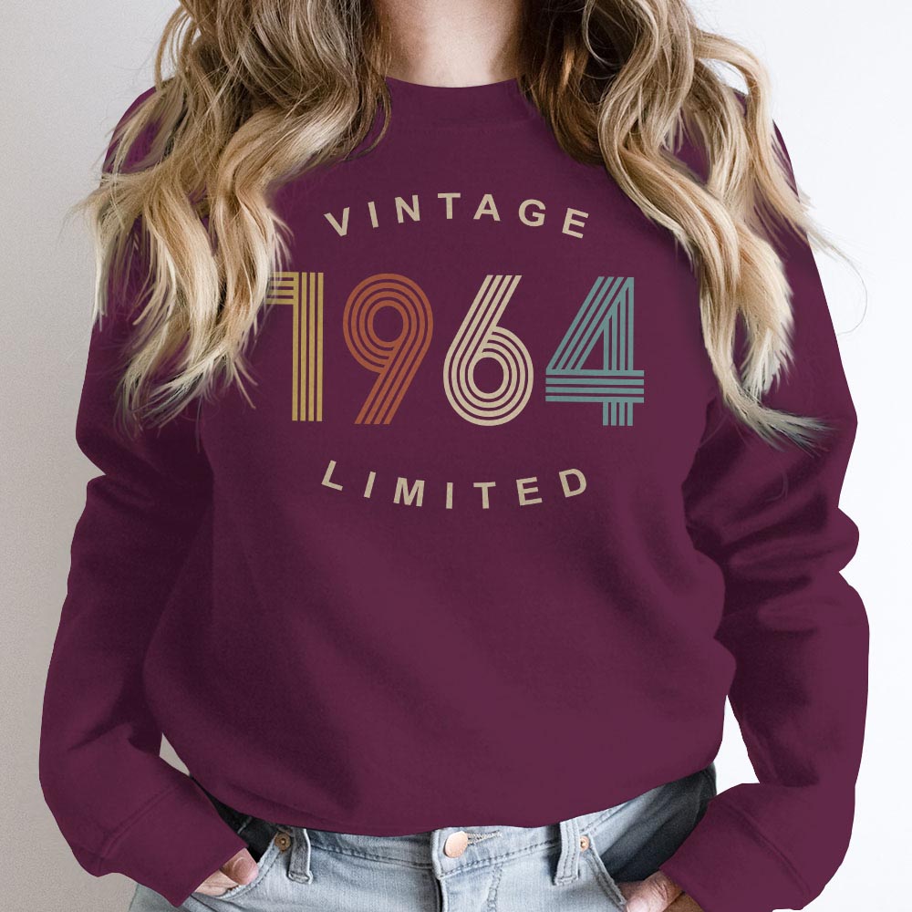 Limited Vintage 1964 Birthday Sweatshirt - variant image 1