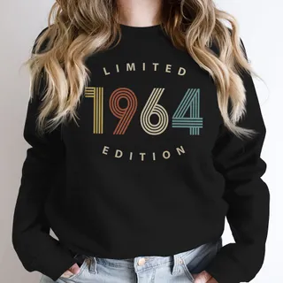 Limited Edition 1964 Birthday Sweatshirt – Grey