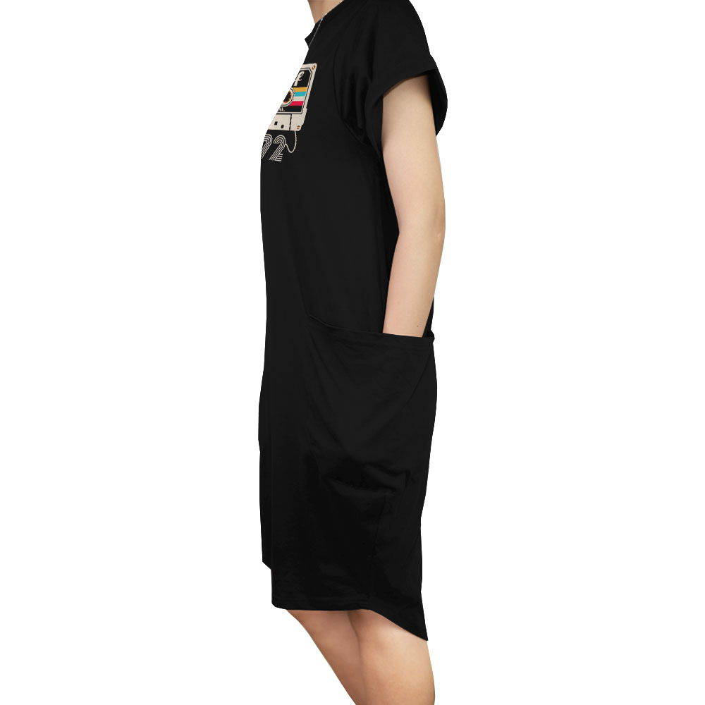 Best Of 1971 Loose Short Sleeve Pocket On Dress