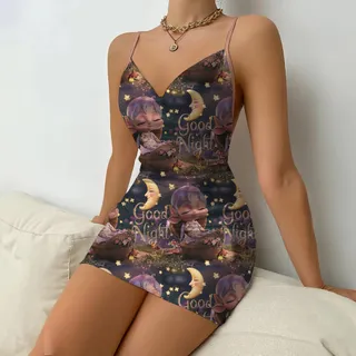Cute Fairytale Pajamas Dress For Women – alternate