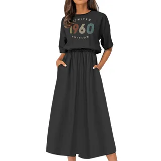 Limited Edition 1960 Birthday Elastic Waist Dress