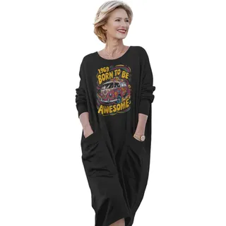 Awesome Hippie Born 1969 Loose Pocket On Dress
