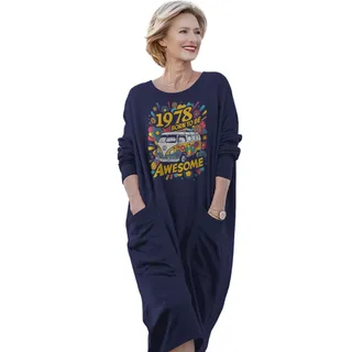 Awesome Hippie 1978 Loose Pocket On Dress – alternate