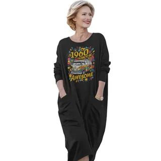 Awesome Hippie 1960 Loose Pocket On Dress