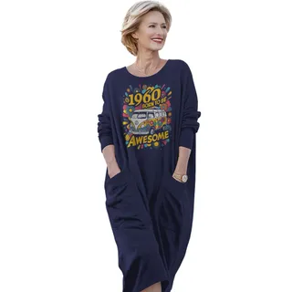 Awesome Hippie 1960 Loose Pocket On Dress – alternate