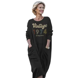 Vintage Original Parts 1974 Birthday Pocket Dress