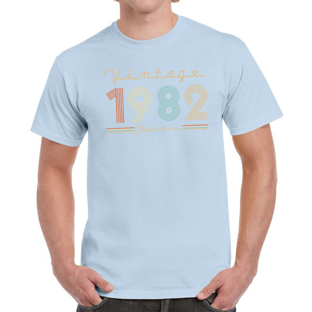Vintage & Classic 1982 Birthday T-Shirt For Men Women