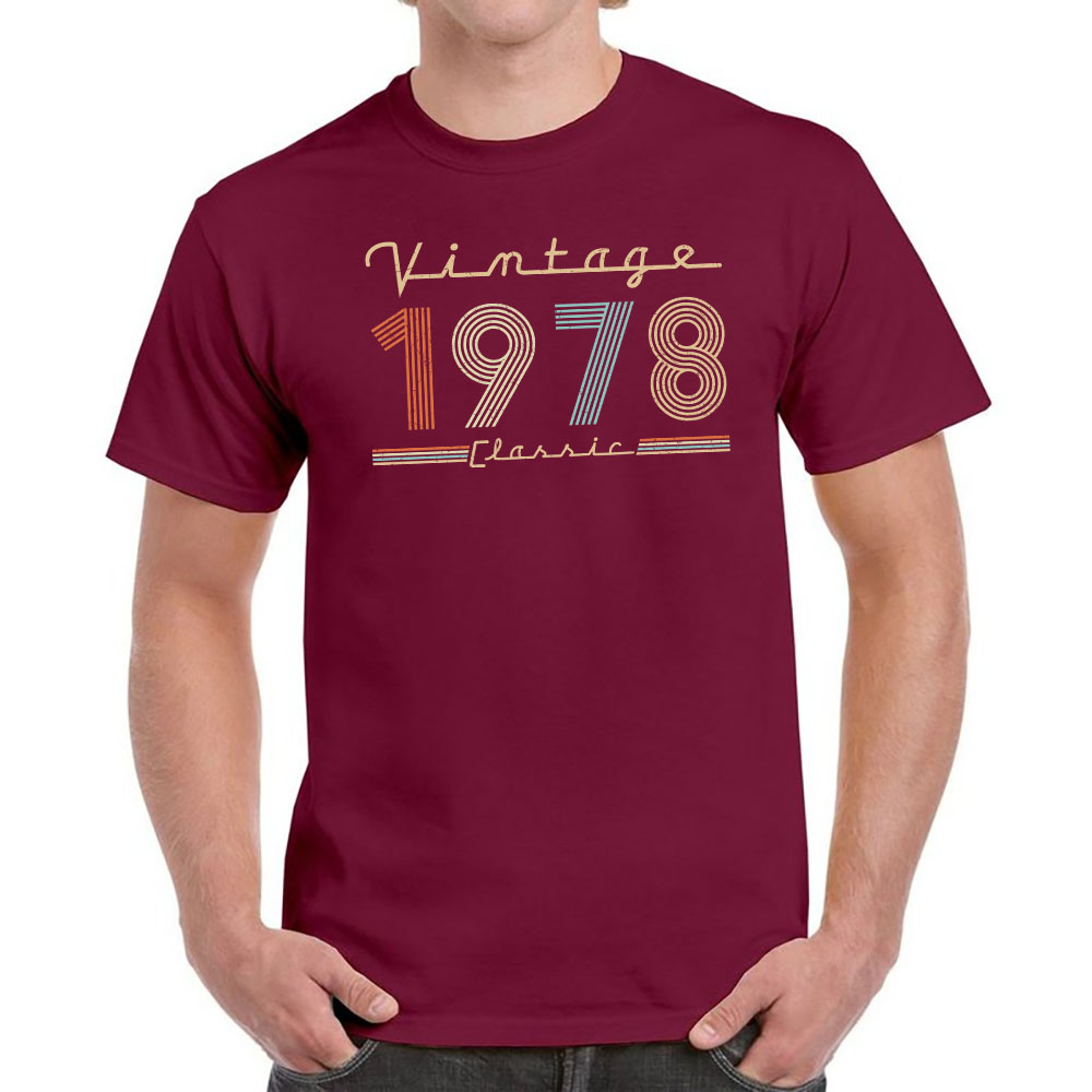 Vintage & Classic 1978 Birthday T-Shirt For Men Women