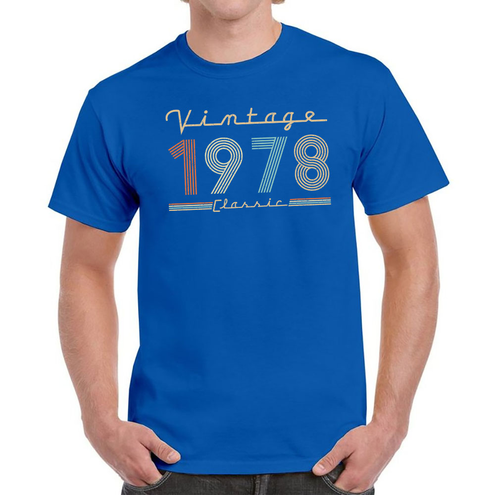 Vintage & Classic 1978 Birthday T-Shirt For Men Women