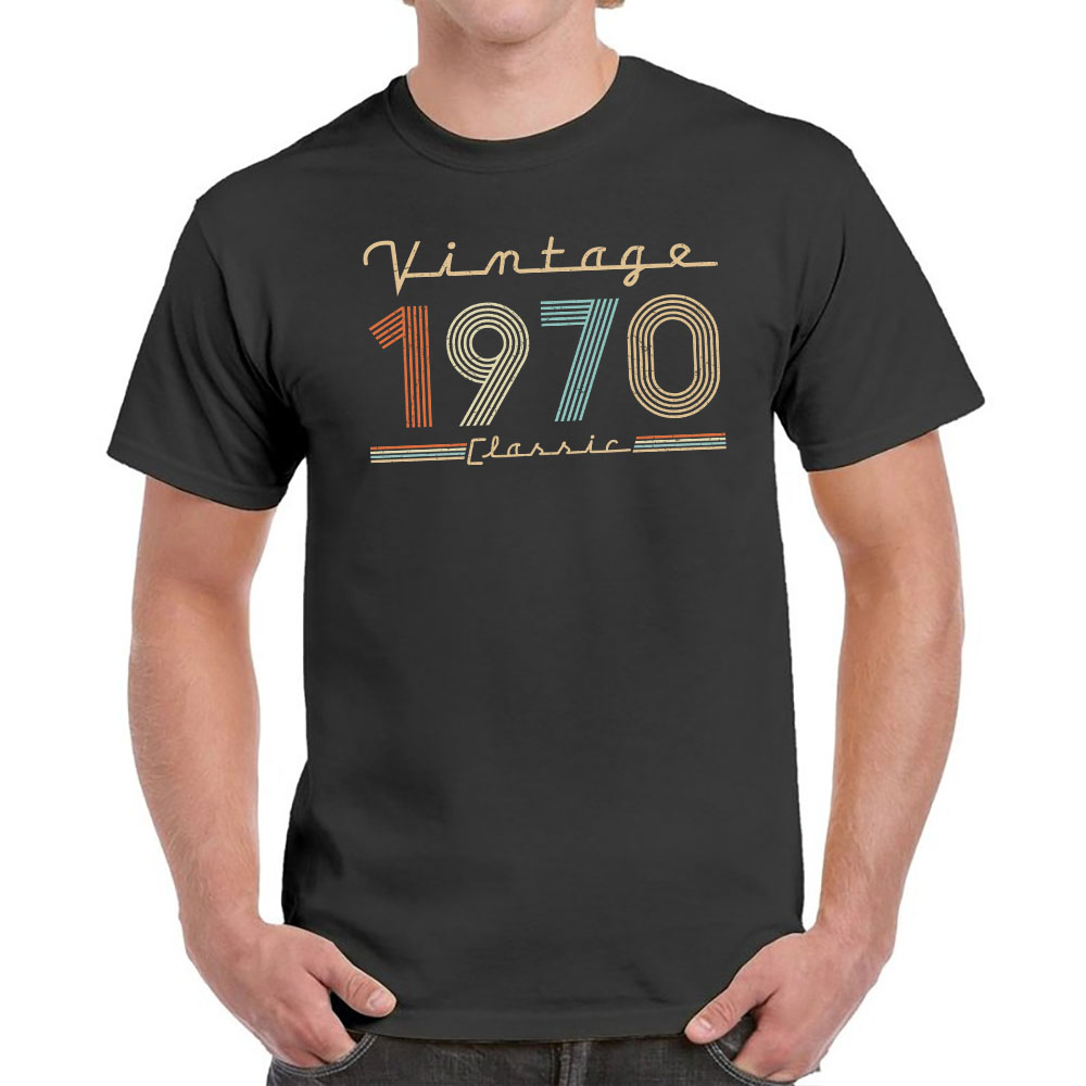 Vintage & Classic 1970 Birthday T-Shirt For Men Women